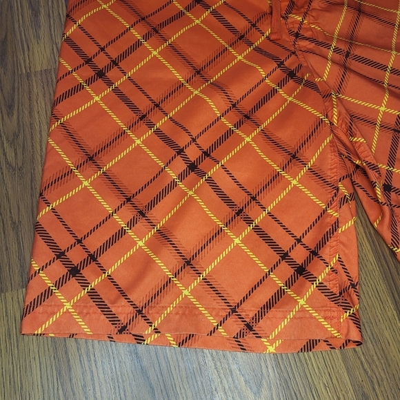 DC Comics The Flash Hybrid Shorts - Men's Size 34 Vibrant Orange & Yellow A72 - Picture 2 of 7